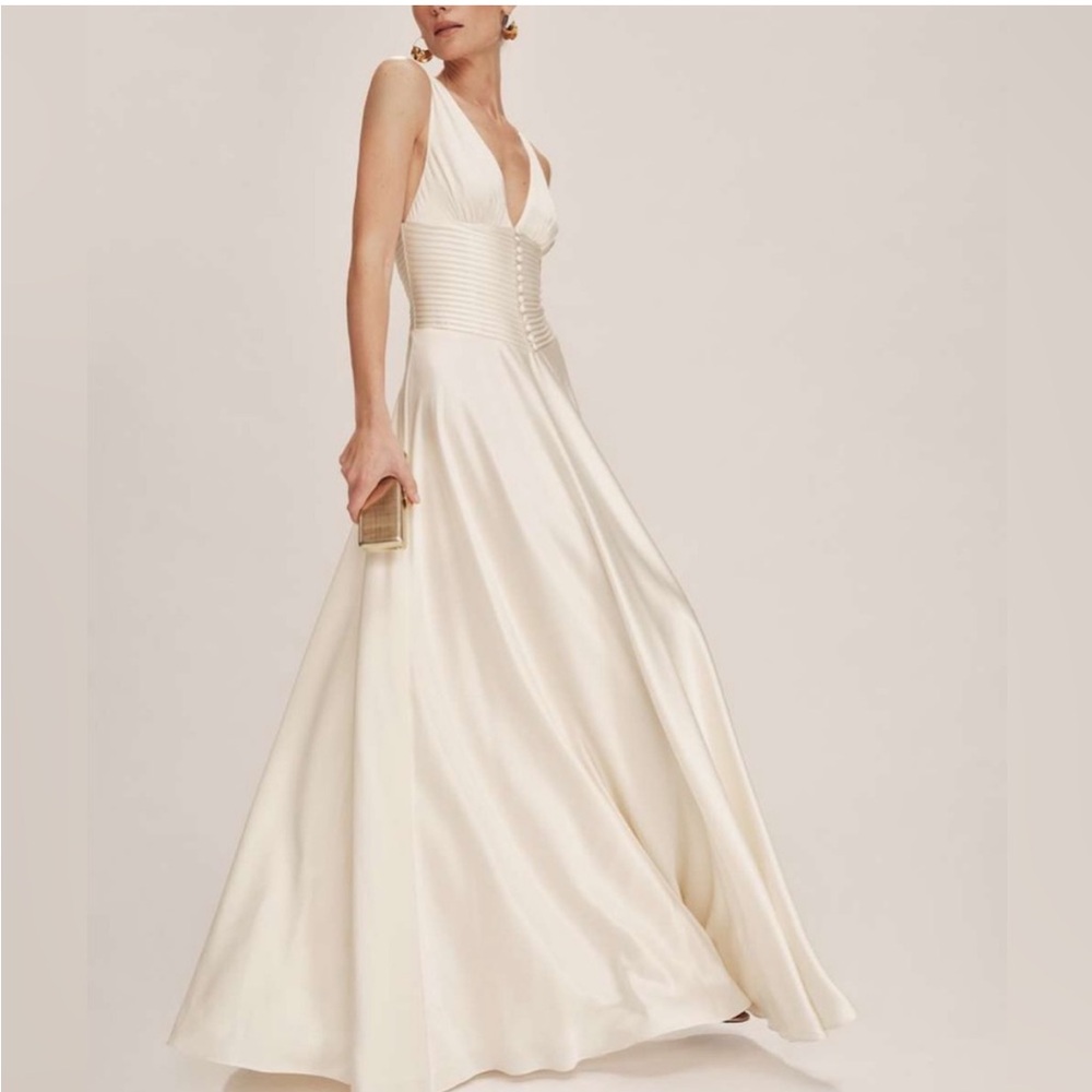 NEW NWT Reformation arianwen satin dress
